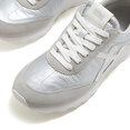 FitFlop Retro-Q FF Metallic-Fabric/Suede Sneakers