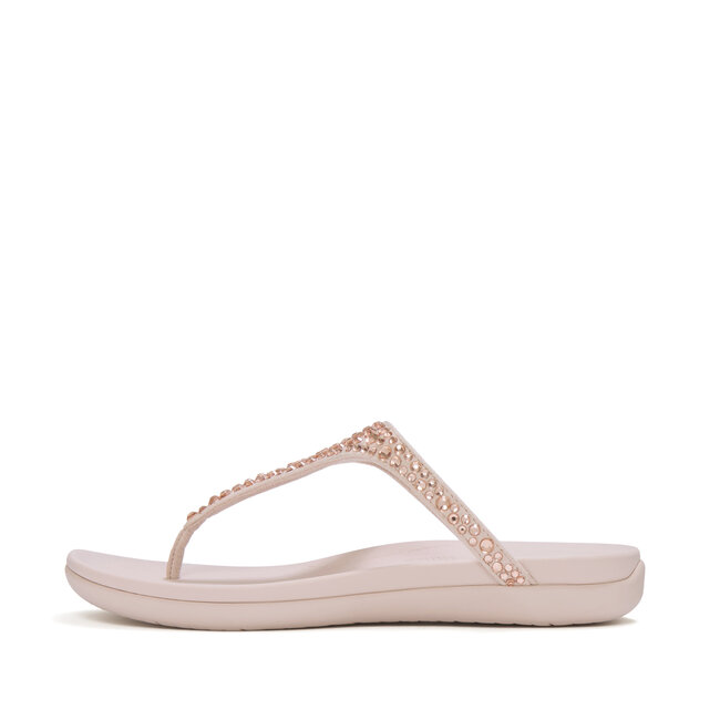 FitFlop Solay Mixed-Crystal Toe-Post Sandals