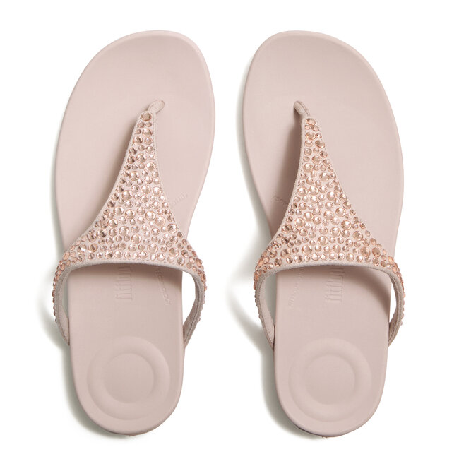 FitFlop Solay Mixed-Crystal Toe-Post Sandals