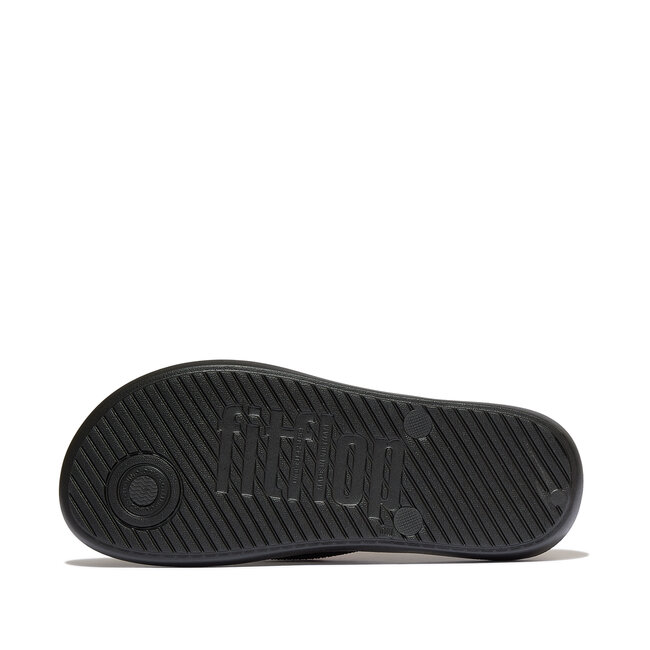 Iqushion Mens Textured-Strap Flip-Flops