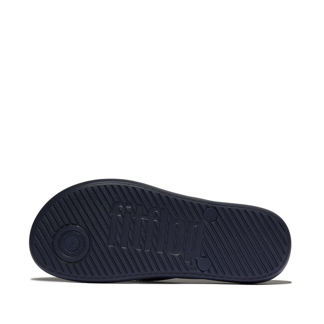 Iqushion Mens Textured-Strap Flip-Flops