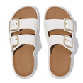 Gen-FF Buckle Two-Bar Leather Slides