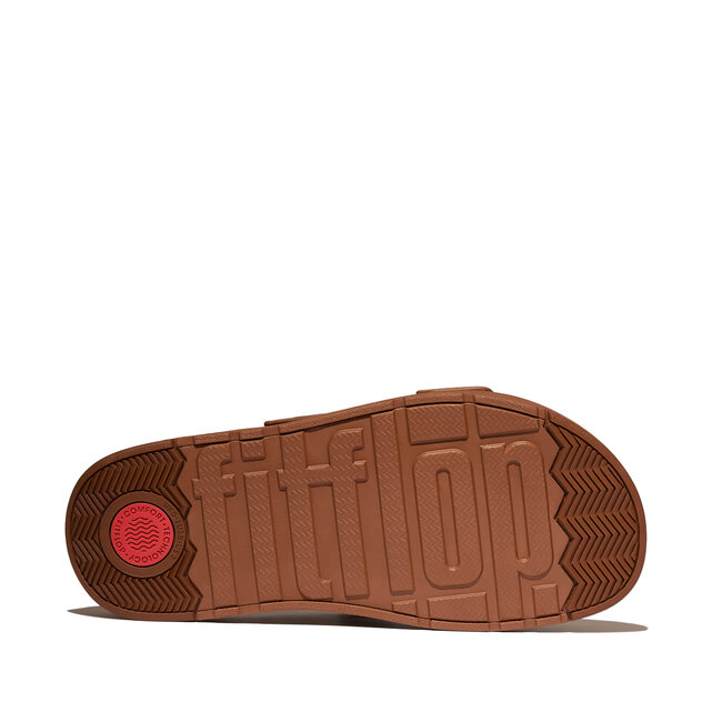Gen-FF Buckle Two-Bar Leather Slides