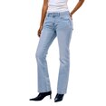 Juicy Couture Stretch Denim Mid Rise Bootcut Jeans met hondenlogo op de achterzak