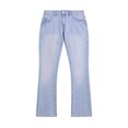 Juicy Couture Stretch Denim Mid Rise Bootcut Jeans met hondenlogo op de achterzak