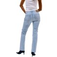 Juicy Couture Stretch Denim Mid Rise Bootcut Jeans met hondenlogo op de achterzak
