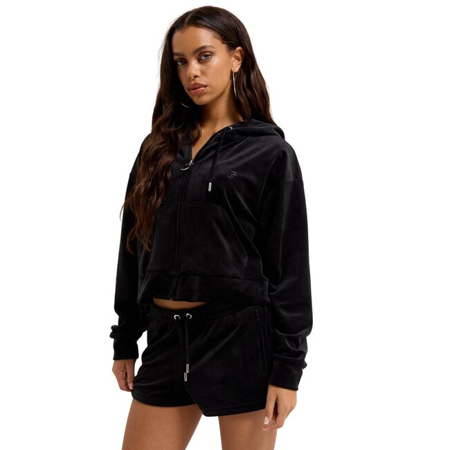 Juicy Couture Iccle Outline Cropped Hoodie