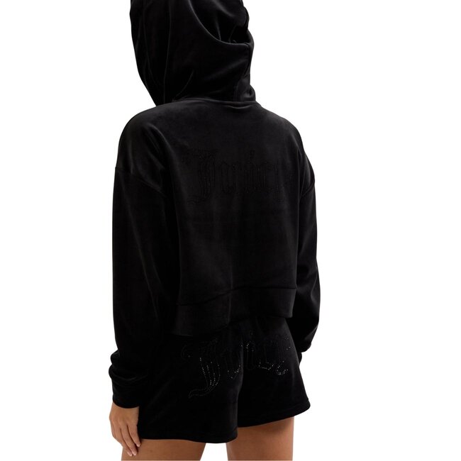 Juicy Couture Iccle Outline Cropped Hoodie