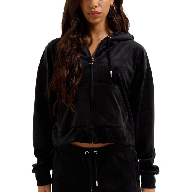 Juicy Couture Iccle Outline Cropped Hoodie