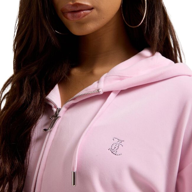 Juicy Couture Iccle Outline Cropped Hoodie