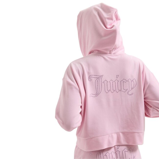 Juicy Couture Iccle Outline Cropped Hoodie