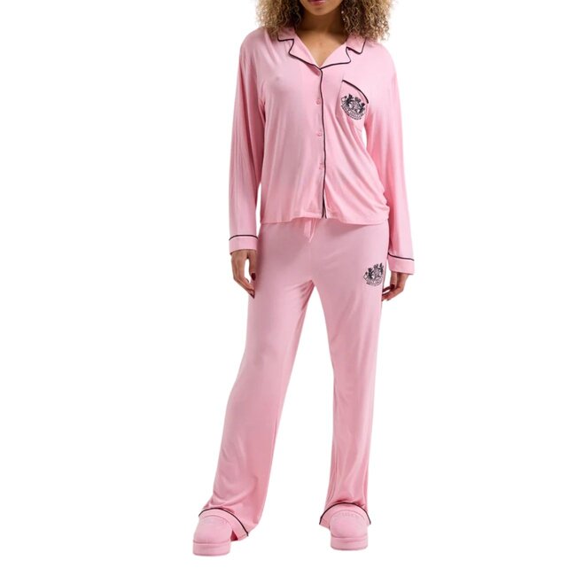 Juicy Couture Jersey Ls Button Up Top
