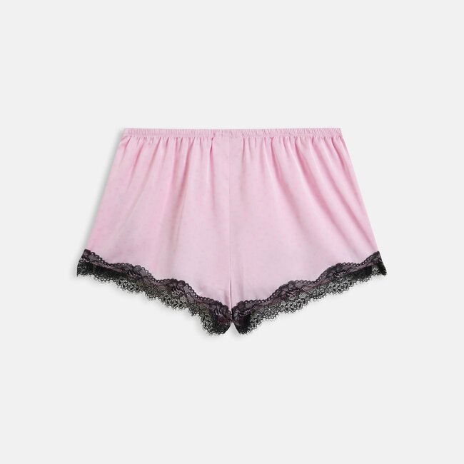 Juicy Couture Lace Trime Square Neck Vest & Short Set