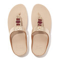FitFlop Fino Ergonomische Teenslippers - Platino