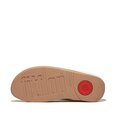 FitFlop Fino Mirror-Dome Leather Toe-Post Sandals