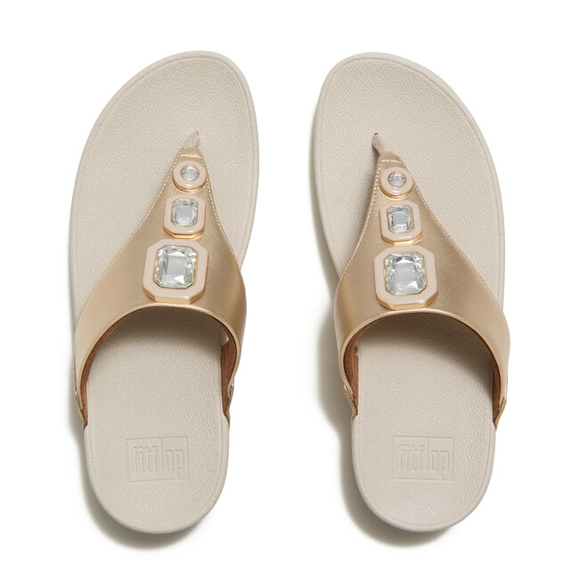 Lulu Metallic Bold Crystals Teenslippers