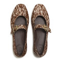 Delicato Pony Cow Mary Janes