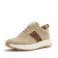 F-Mode Flow Suede Leopard Trainers