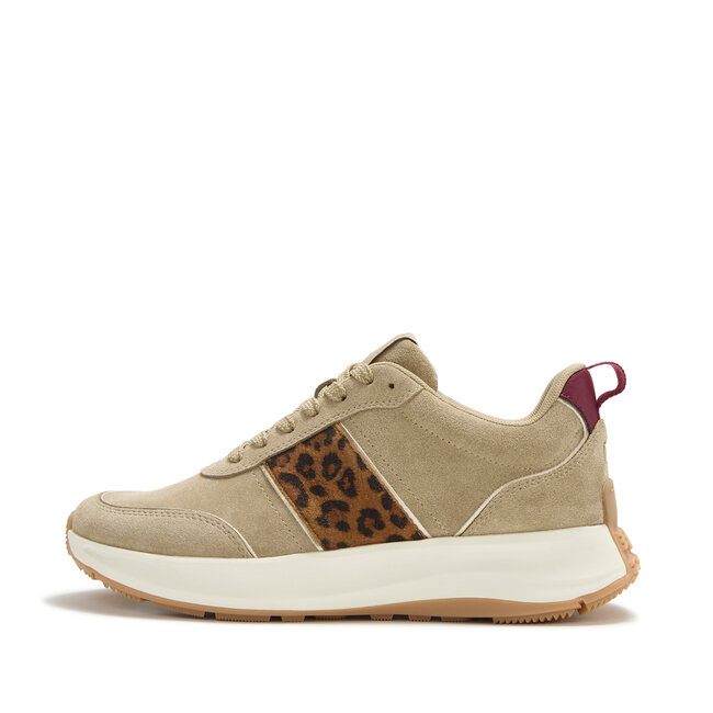 F-Mode Flow Suede Leopard Trainers