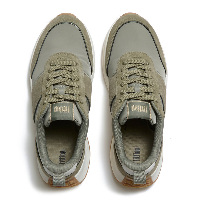 F-Mode Flow Mesh Metallic Trainers