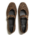 Delicato Suede Leopard Mary Janes