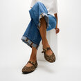 Delicato Suede Leopard Mary Janes