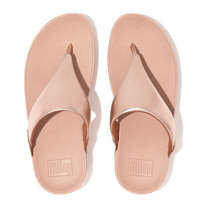 Lulu Toepost Slippers voor Vrouwen - Leder - Roze
