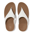 Lulu Toepost Slippers voor Vrouwen - Leder - Wit