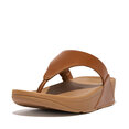 Lulu Toepost Slippers voor Vrouwen - Leder - Bruin