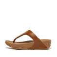 Lulu Toepost Slippers voor Vrouwen - Leder - Bruin