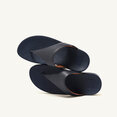 Lulu Lederen Teenslipper - Microwobbleboard-zool technologie