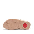 Lulu Lederen Teenslipper - Microwobbleboard-zool technologie