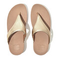 Lulu Lederen Teenslipper - Microwobbleboard-zool technologie