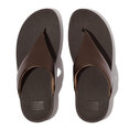 Lulu Lederen Teenslipper - Microwobbleboard-zool technologie