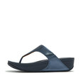 Lulu Lederen Teenslipper - Microwobbleboard-zool technologie