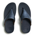 Lulu Lederen Teenslipper - Microwobbleboard-zool technologie
