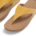Lulu Lederen Teenslipper - Microwobbleboard-zool technologie
