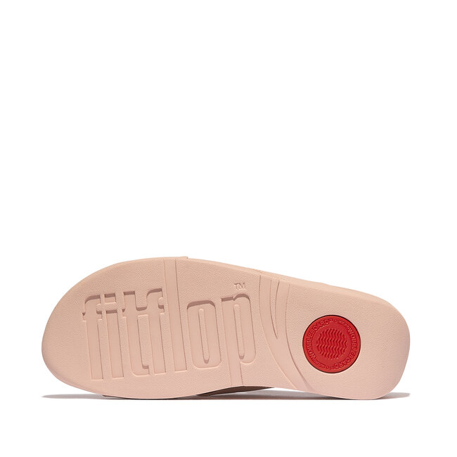Lulu Cross Slide Sandals Leather